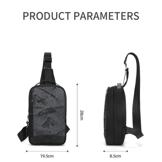 Chest Bag TPU Waterproof Camouflage Men Crossbody