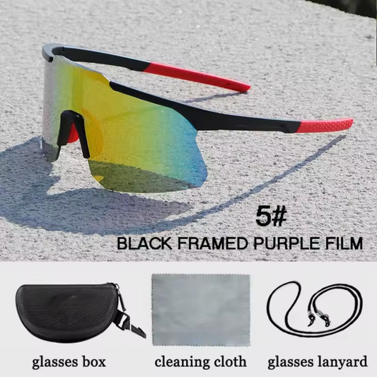 Sports Eyewear Cycling Glasses with Anti-Fog UV400 (C5)