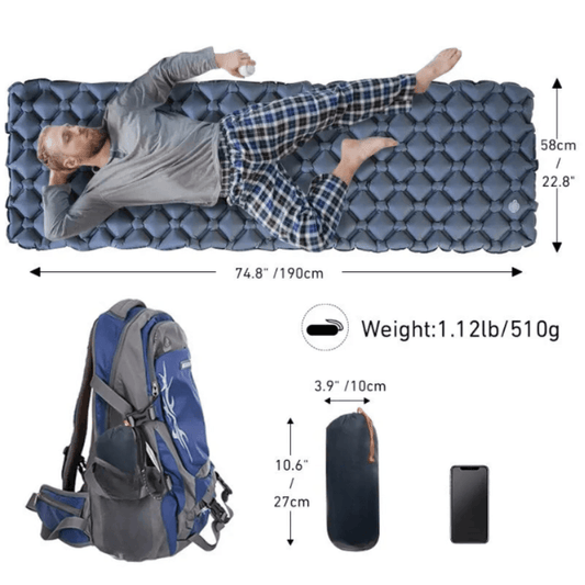 Best Camping Mattress Inflatable Ultralight Sleeping Pad | Buy Online at Furniture Things Australia