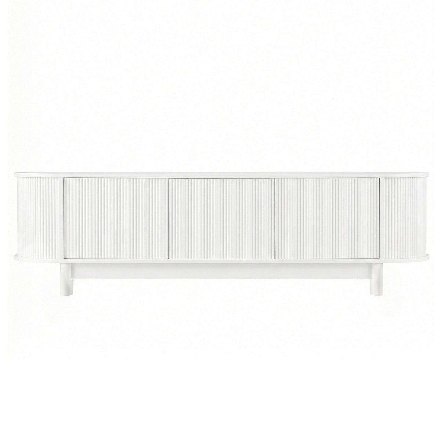 TV Unit Entertainment Unit Storage Cabinet 160cm White