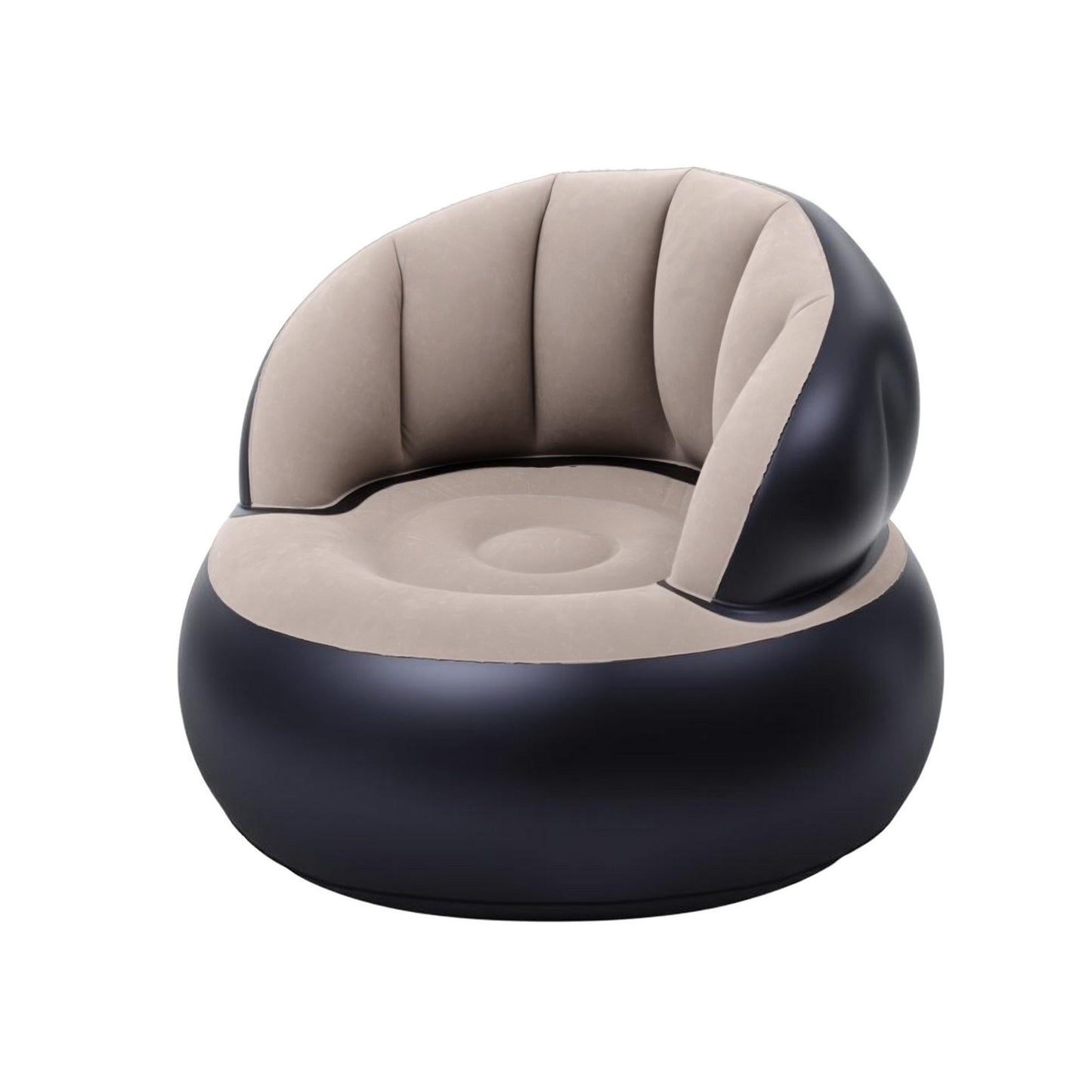 Inflatable Chair Blow Up Folding Air Chairs Sofa for Camping with Pump