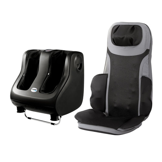 Full Back Massage Seat Cushion Heating With Foot Massagers