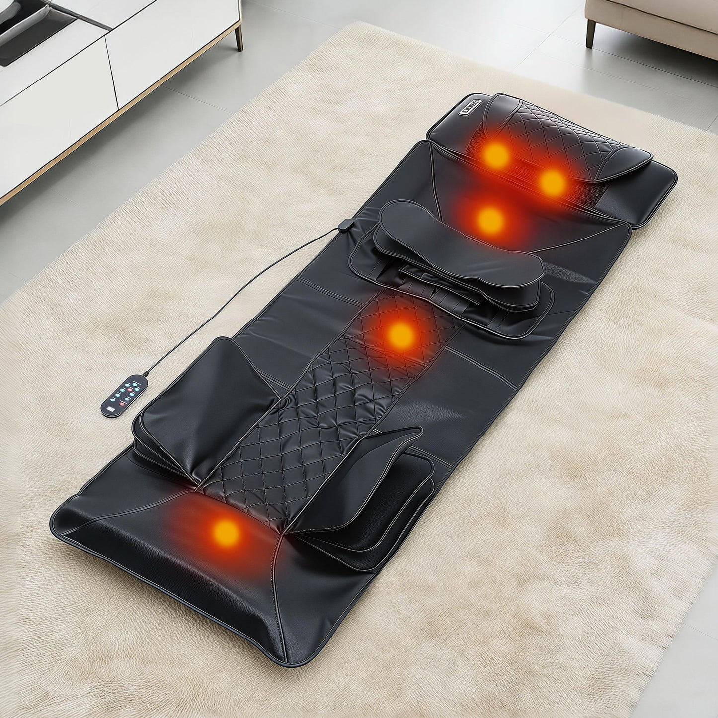 Massage Mat Heated Kneading Neck Massager