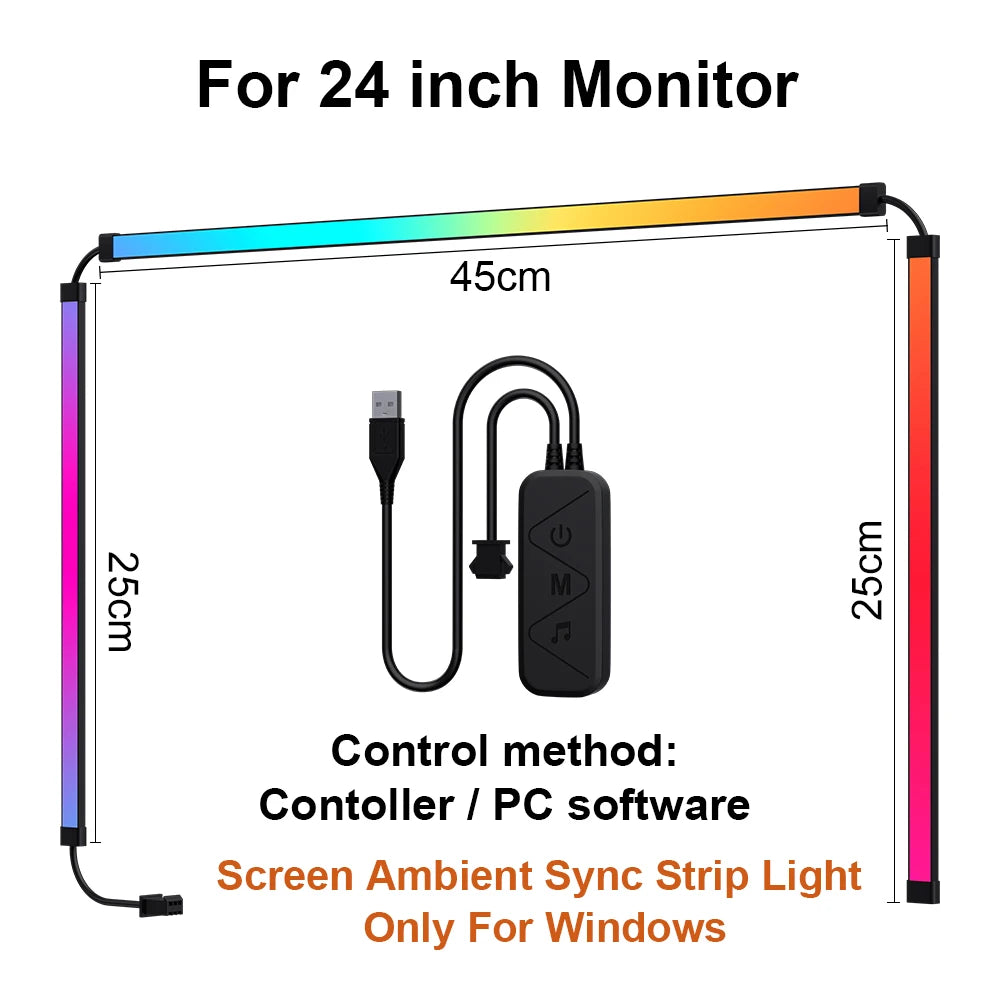 LED Strip Light Smart RGB TV PC Backlight