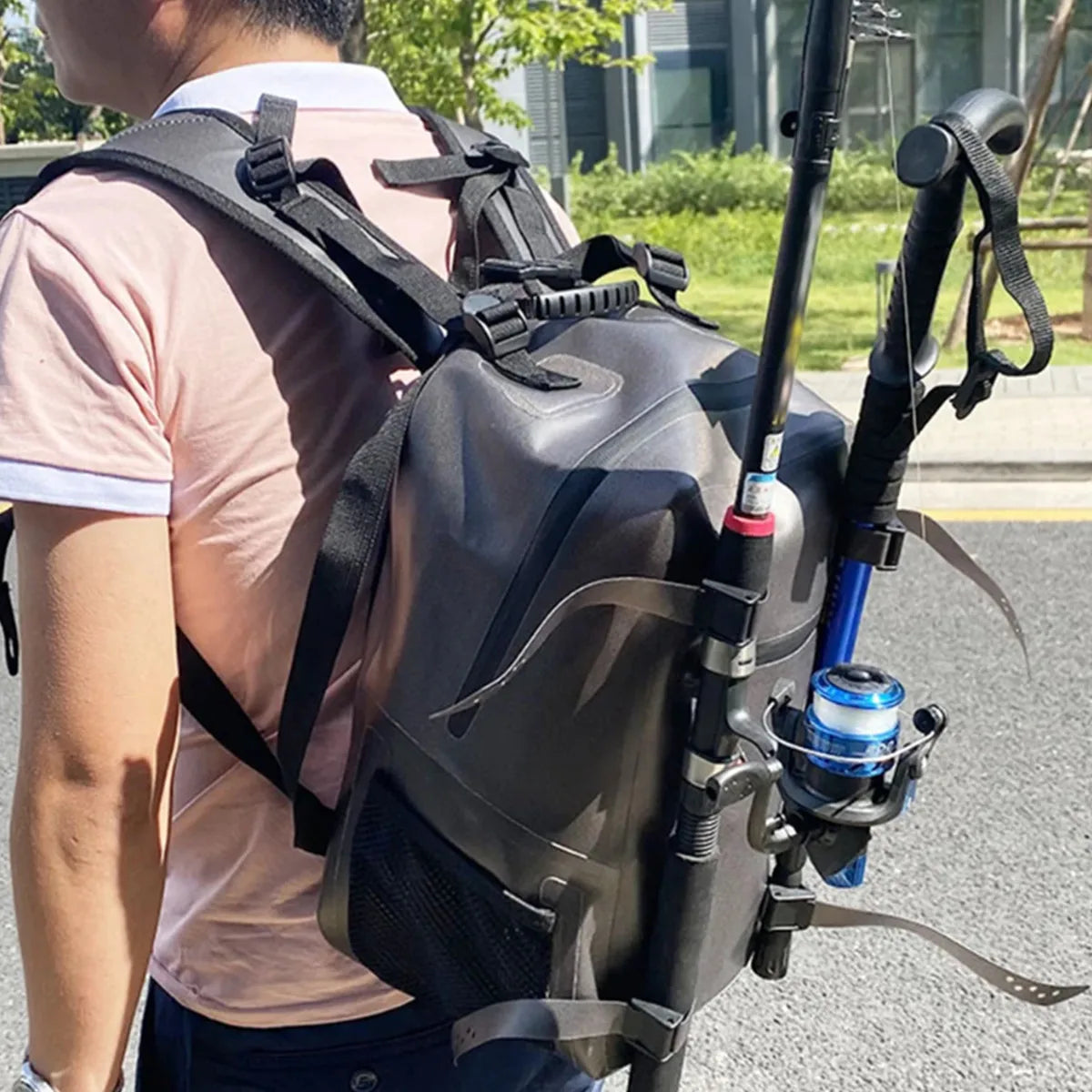 Fishing Backpack Water Resistant 18L Shoulder Bag