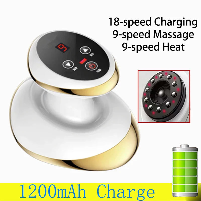 Cupping Massager with Electric Scraping Heating Body Device