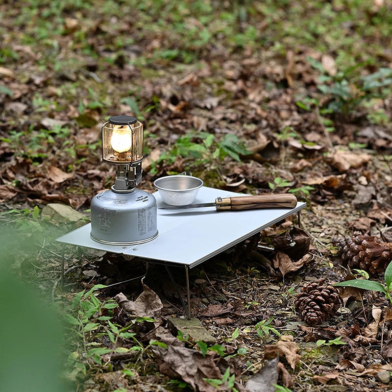 Mini Aluminum Travel Table with Ultralight Foldable