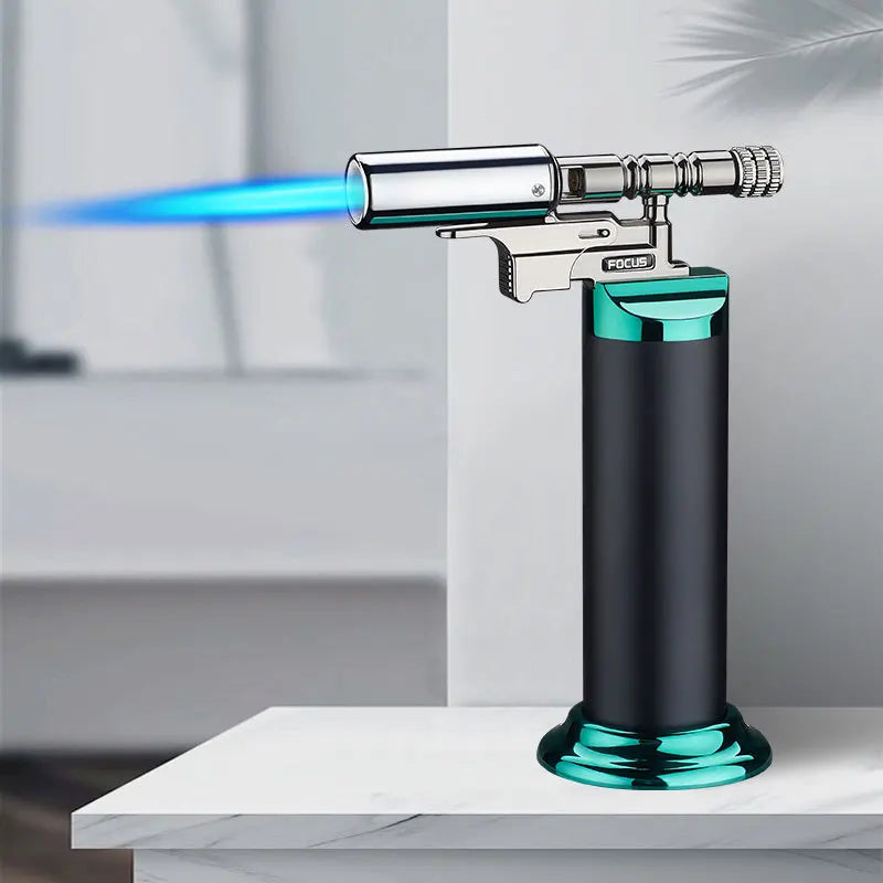 Refillable Jet Torch Lighter with Blue Flame