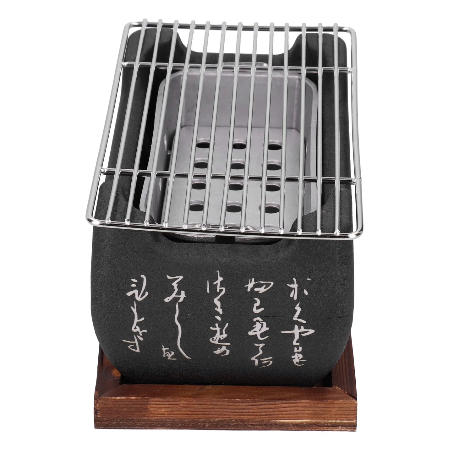 Japanese Charcoal Grill with Portable Aluminum Mini