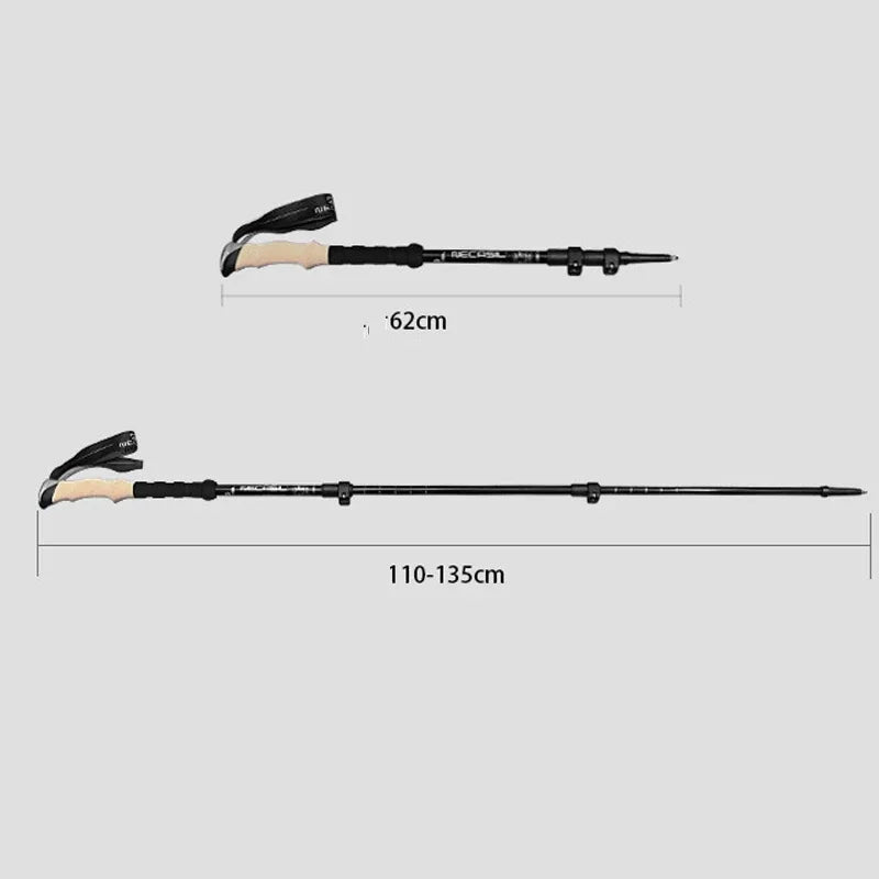 Trekking Poles Adjustable Ultralight Hiking Pair
