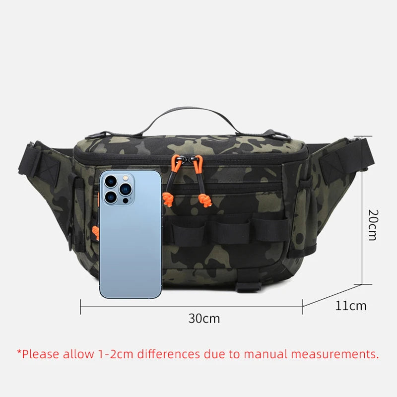 Fishing Bag Chest Waist Tactical Molle Nylon