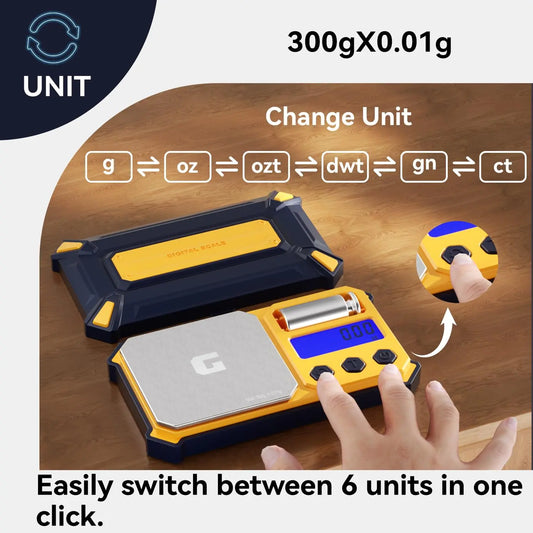 Digital Pocket Scale with High Precision 300g Portable