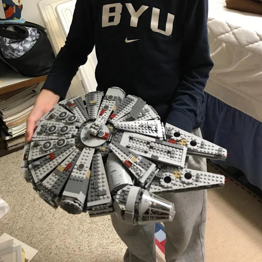 Spaceship Building Blocks Model Kit