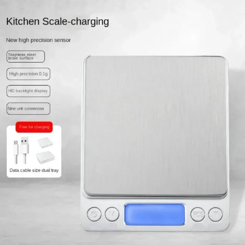 Coffee Digital Scale with Precision USB Rechargeable