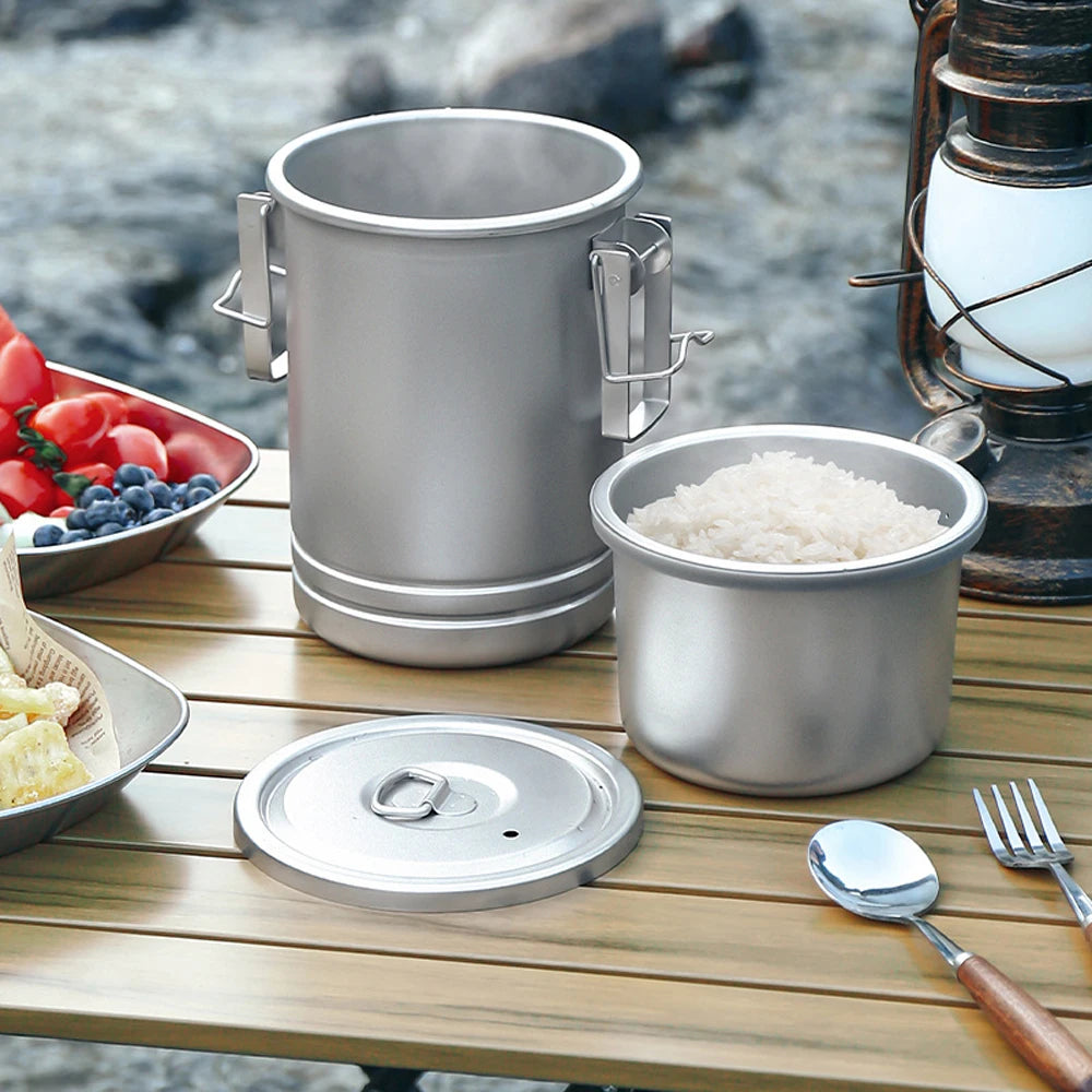 Stainless Steel Portable Camping Rice Cooker