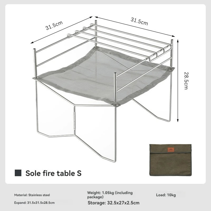 Camping Fire Stove Folding with Stainless SOLO