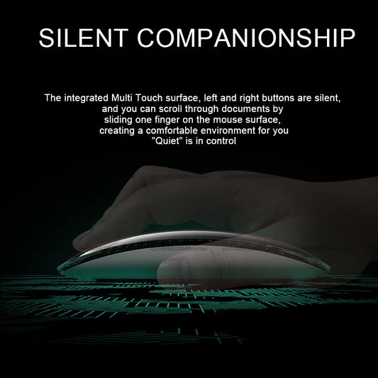Mouse Wireless Bluetooth Touch Rechargeable for Laptop Mac