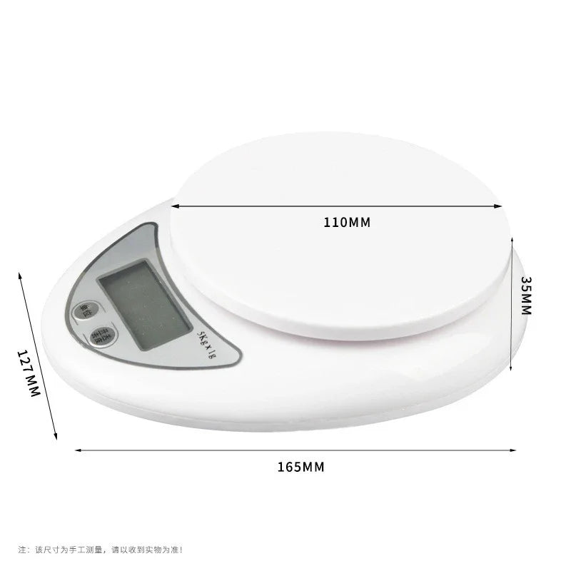 Kitchen Portable Scale with Digital LED
