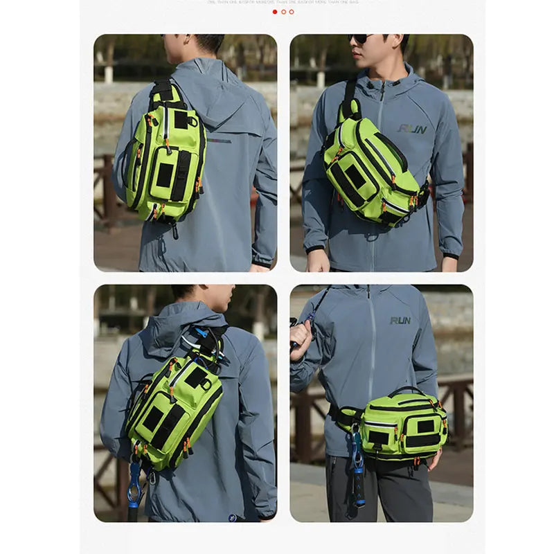 Tactical Waist Crossbody Bag for Hiking