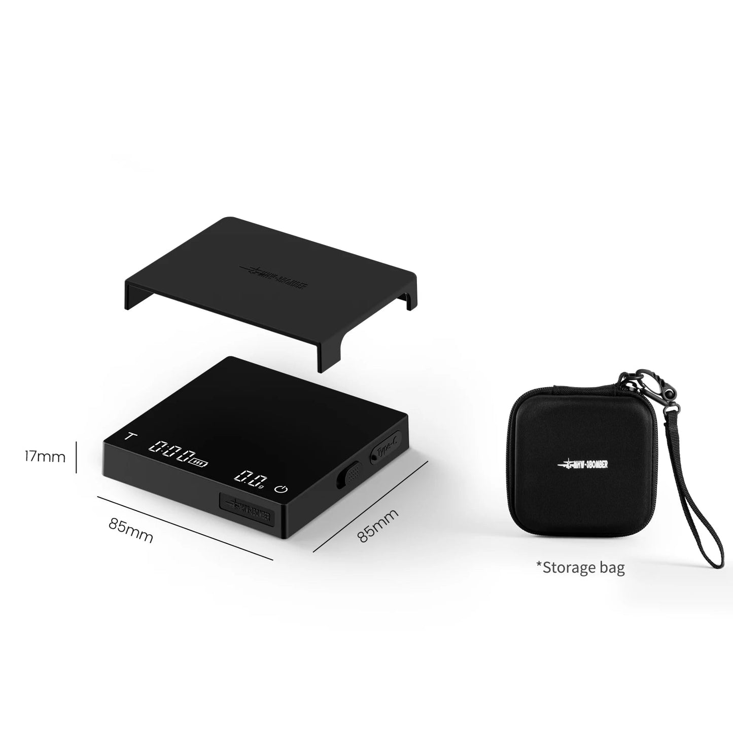 Coffee Digital Scale with Rechargeable Kitchen Espresso