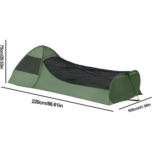 Camping Tent Foldable Automatic Single Mesh Canopy