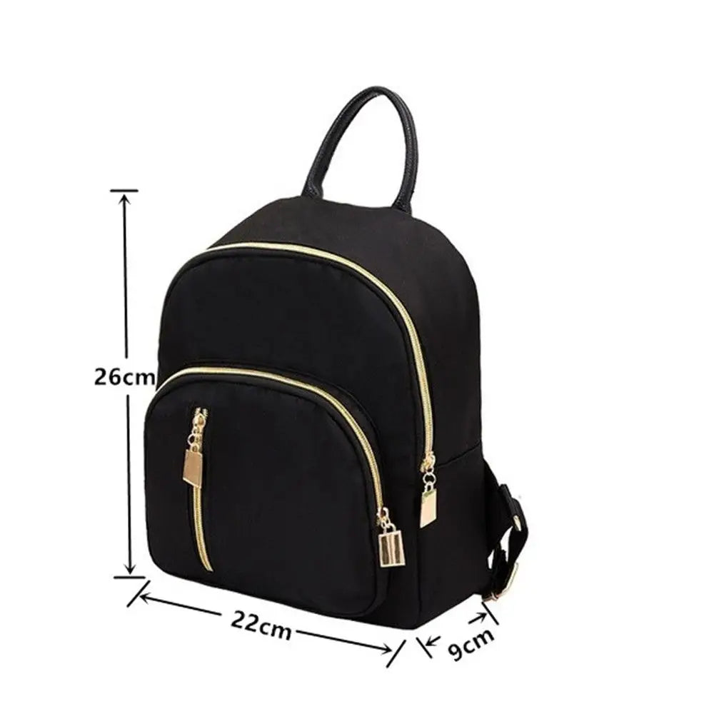 Women Mini Backpack with Oxford Fashion Daypack