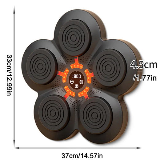 Boxing Target with Smart LED Music Reaction Trainer