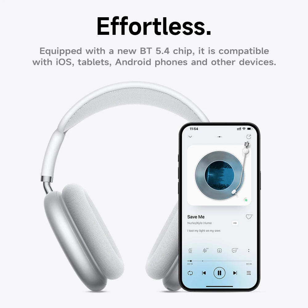 Headphones Wireless Bluetooth ANC Over-Ear W65 Plus