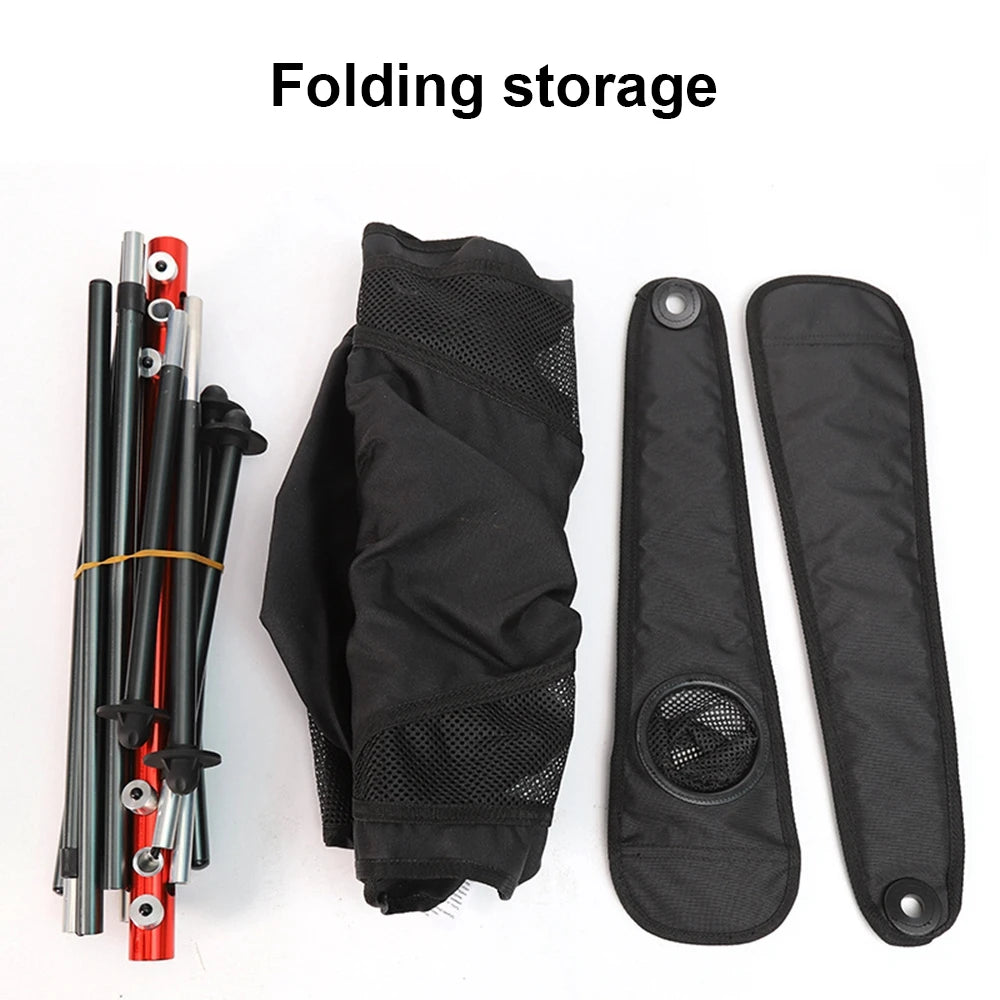 Lightweight Aluminum Folding Chair with Armrest