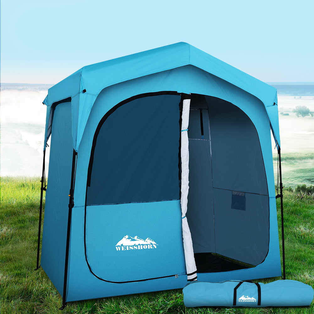 Double Shower Toilet Tent for Camping