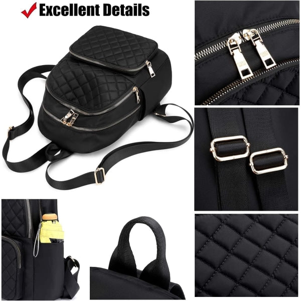 Women's Casual Backpack - Black