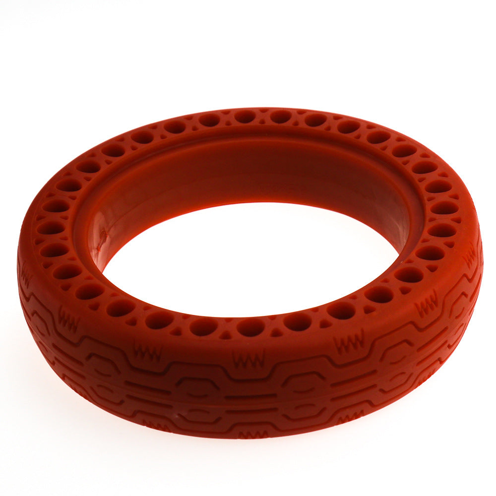 For Xiaomi electric scooter color solid tire multi-color honeycomb tire hollow airless tire M365 explosion-proof solid tire bl\\u00e5