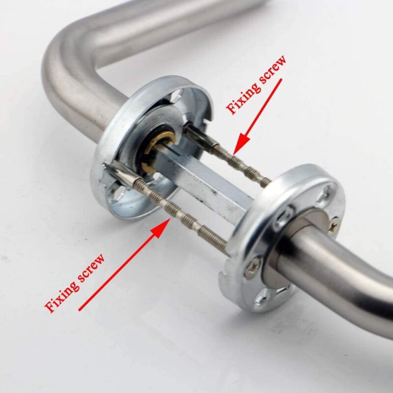 4 Universal M4 Bolts And Sleeves For Door Handle ROsettes, Nickel