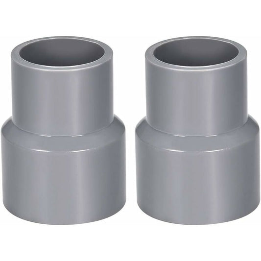 0Mm X 32Mm Pvc Pipe Coupling Hub Reducer Dwv Grey 2 pcs