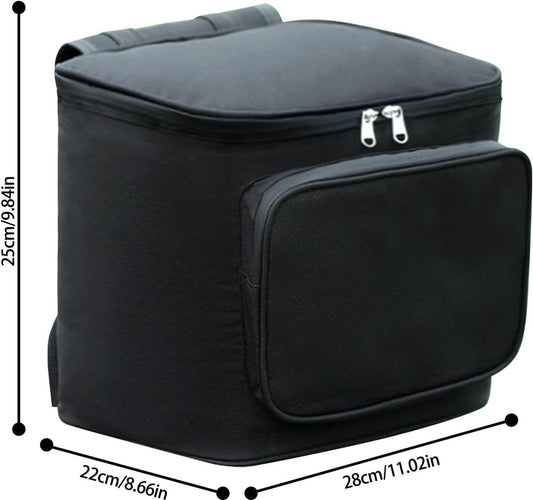 Motorcycle Saddle Bag - Road Bike Small Saddle Bag - Motorcycle Storage Bag - Waterproof Back Bag - Adventure Travel Organizer - Rugged Motorcycle Equipment - Touring Carrier for Helmet, Tools, Helmet, Outdoor Gear, Rear Seat