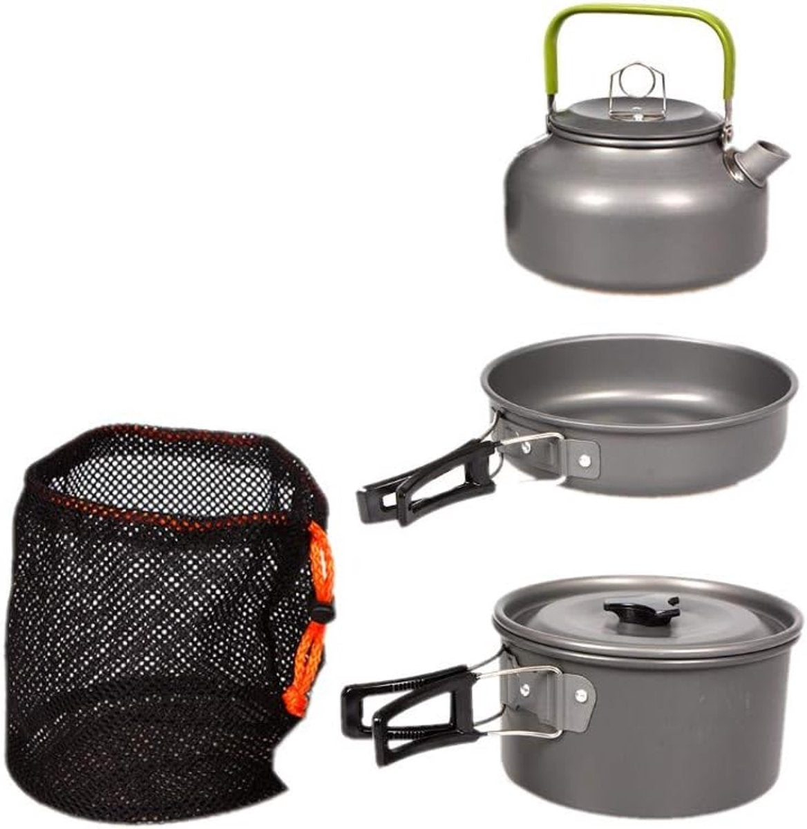 Aluminum Camping Cooking Set for Outdoor - 3 pieces