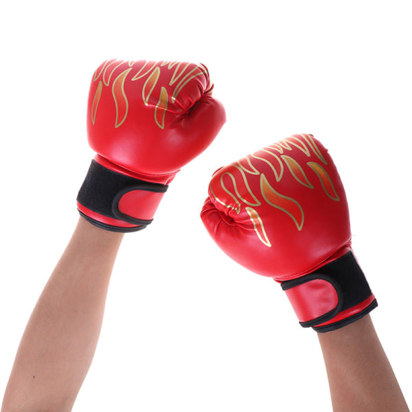 Compatible Boxing Gloves for Children Training Kickboxing Red Blue One Size
