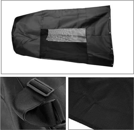 Soccer Net Bag for 10-15 Balls - Black