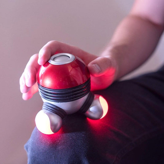 Powerful Vibrations Mini Handheld Massager (Purple)