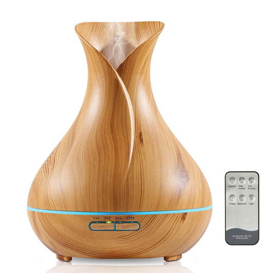 Tulip Light Wood Ultrasonic Mist Humidifier