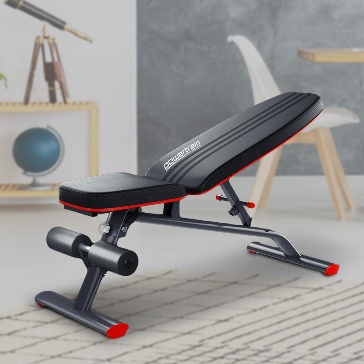 Home Gym Bench Adjustable Flat Incline Decline FID 250KG Load