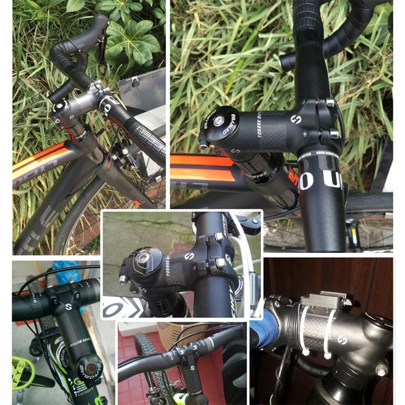 Ultra-Light Bike Handlebar Stem Riser 6 Degree 100Mm Matte