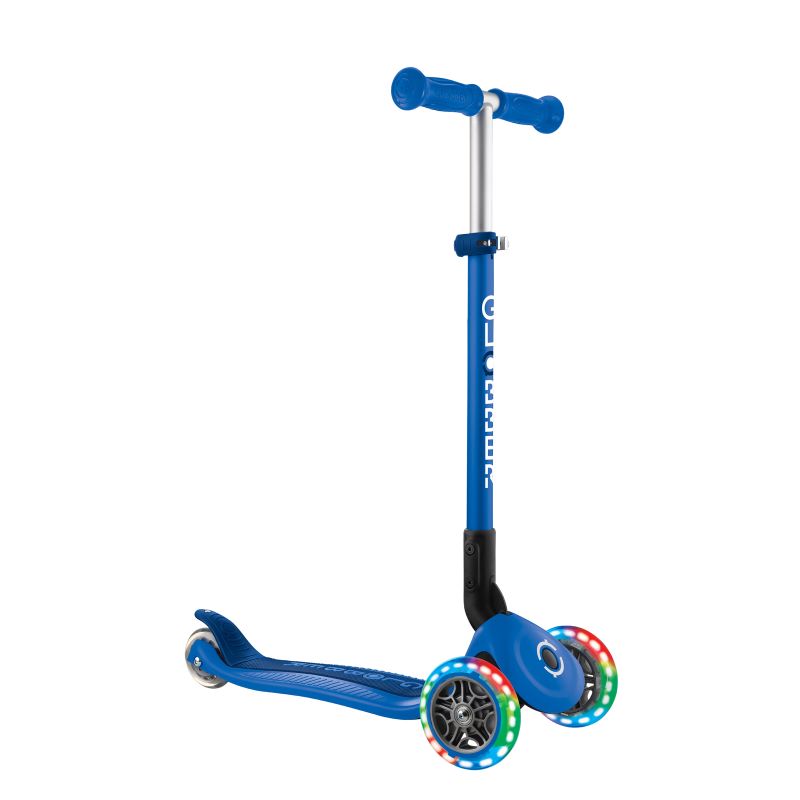Foldable Lights Scooter - Navy Blue/Dark Navy Blue
