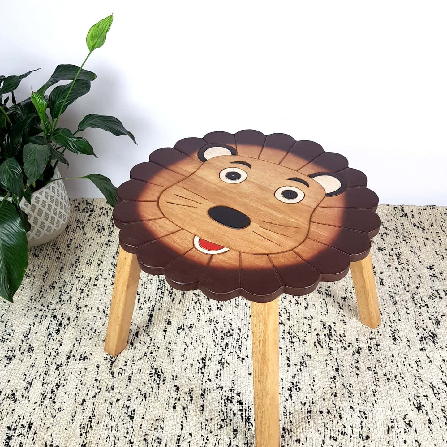 Best Kids Wooden Table Lion | Buy Online at Furniture Things Australia
