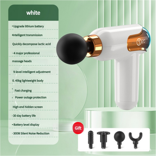White Portable Massage Gun