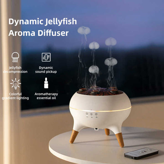Dynamic Jellyfish Aroma Diffuser with Timer Adjustable Mist Modes