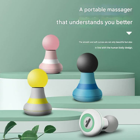 Mini Electric Fascia Massage Gun (Yellow)
