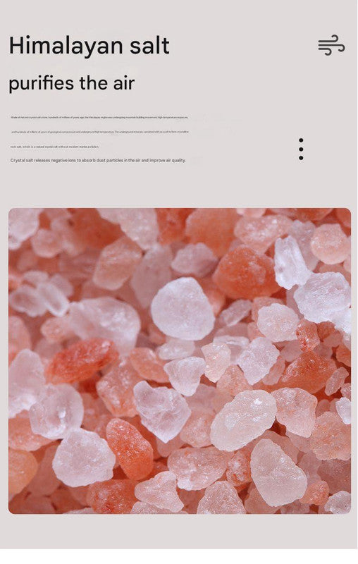 Himalayan Salt Stone Flame Aroma Diffuser & Humidifier