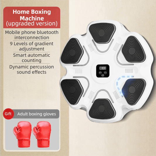 Best White 6-Target Sensor Smart Bluetooth Music Boxing Kit with Adult Gloves | Buy Online at Furniture Things Australia