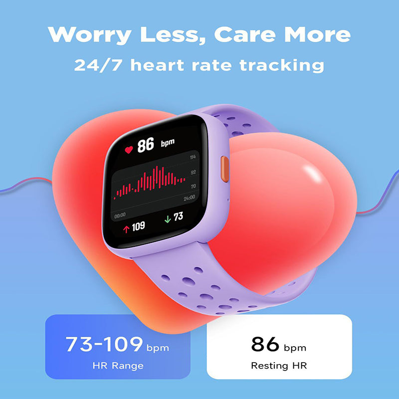 Pink Kids Smart Watch Fitness Tracker for Boys and Girls